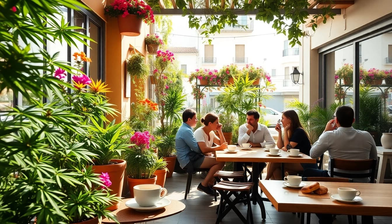 Relájate en el Cannabis Coffee Shop lloret de mar mientras disfrutas de café y buena compañía.