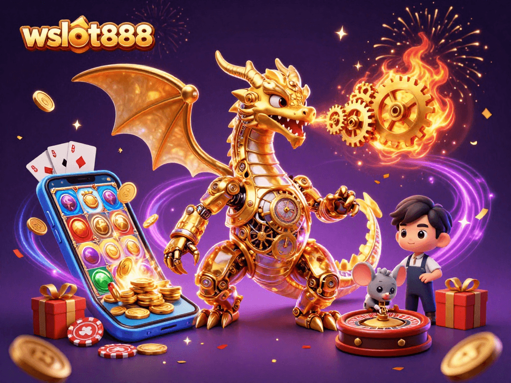 Mainkan wslot888 dengan dragon mecaniсal yang unik dan mesin slot yang menarik.