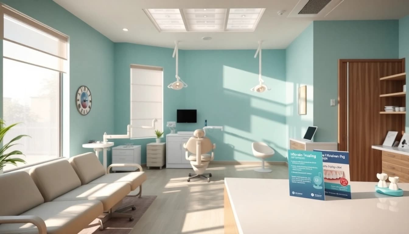 Affordable invisalign treatment in damansara showcased in a modern dental clinic interior.