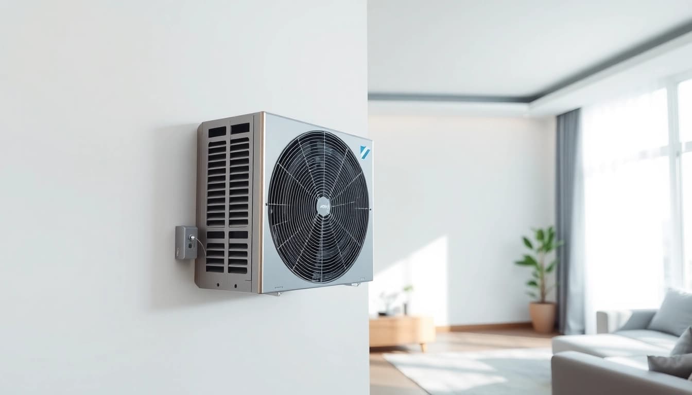 Install a Daikin mini split AC for efficient cooling in your cozy living space.