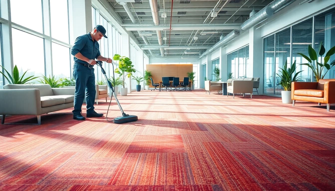 Experience professional commercial carpet cleaning that transforms office spaces into pristine environments.
