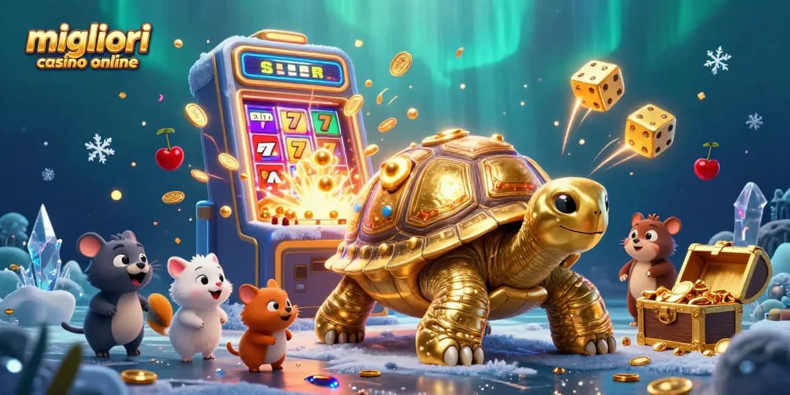 Partecipa ai migliori casino online con la tartaruga d'oro e le slot ricche di premi.