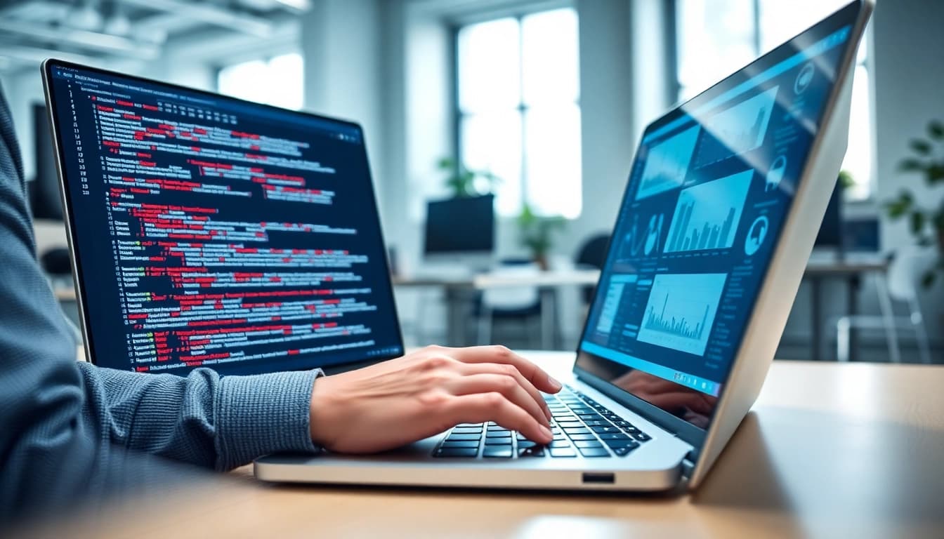 Efficient developer using a linkedin scraper tool for data extraction.