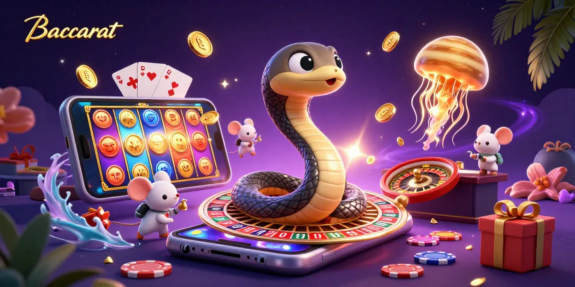 Baccarat excitement with astronaut mice betting at a cosmic roulette wheel, under mystical space effects.