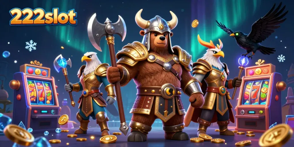 Gambarlah 222slot dengan karakter dan mesin slot yang menarik untuk menarik perhatian penjudi.