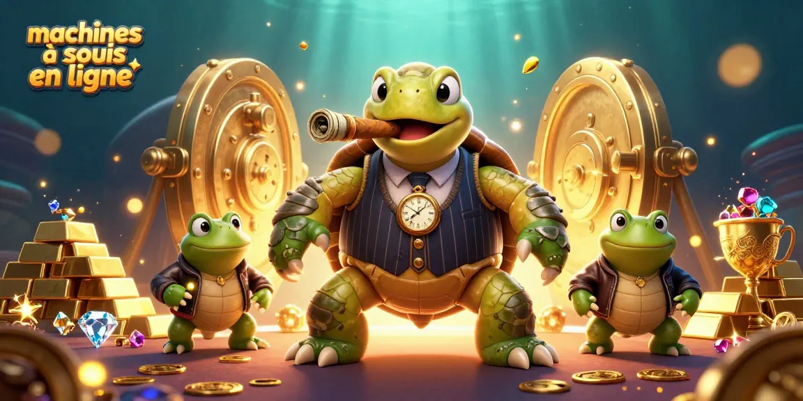 Jouez aux machines à sous en ligne avec ces personnages animés dans un décor vibrant.