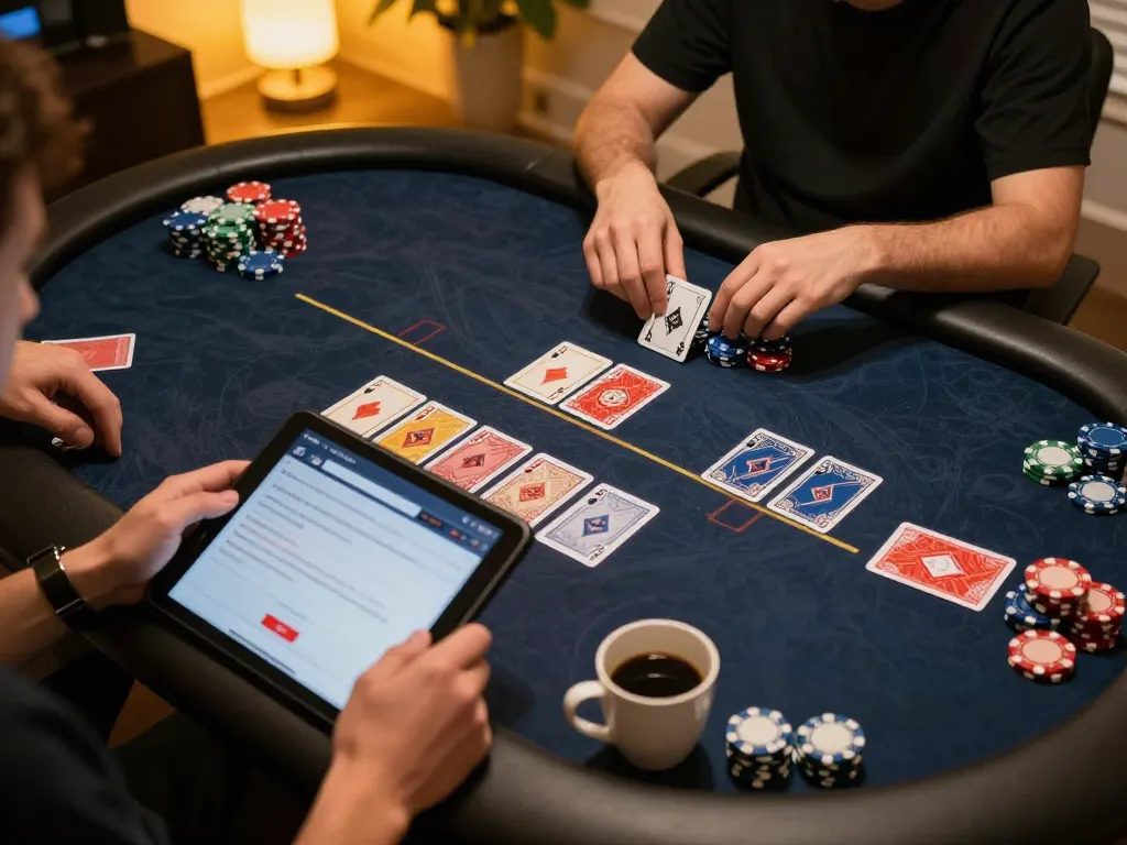 Play online poker on uu88 with engaging card gameplay in a cozy home environment.