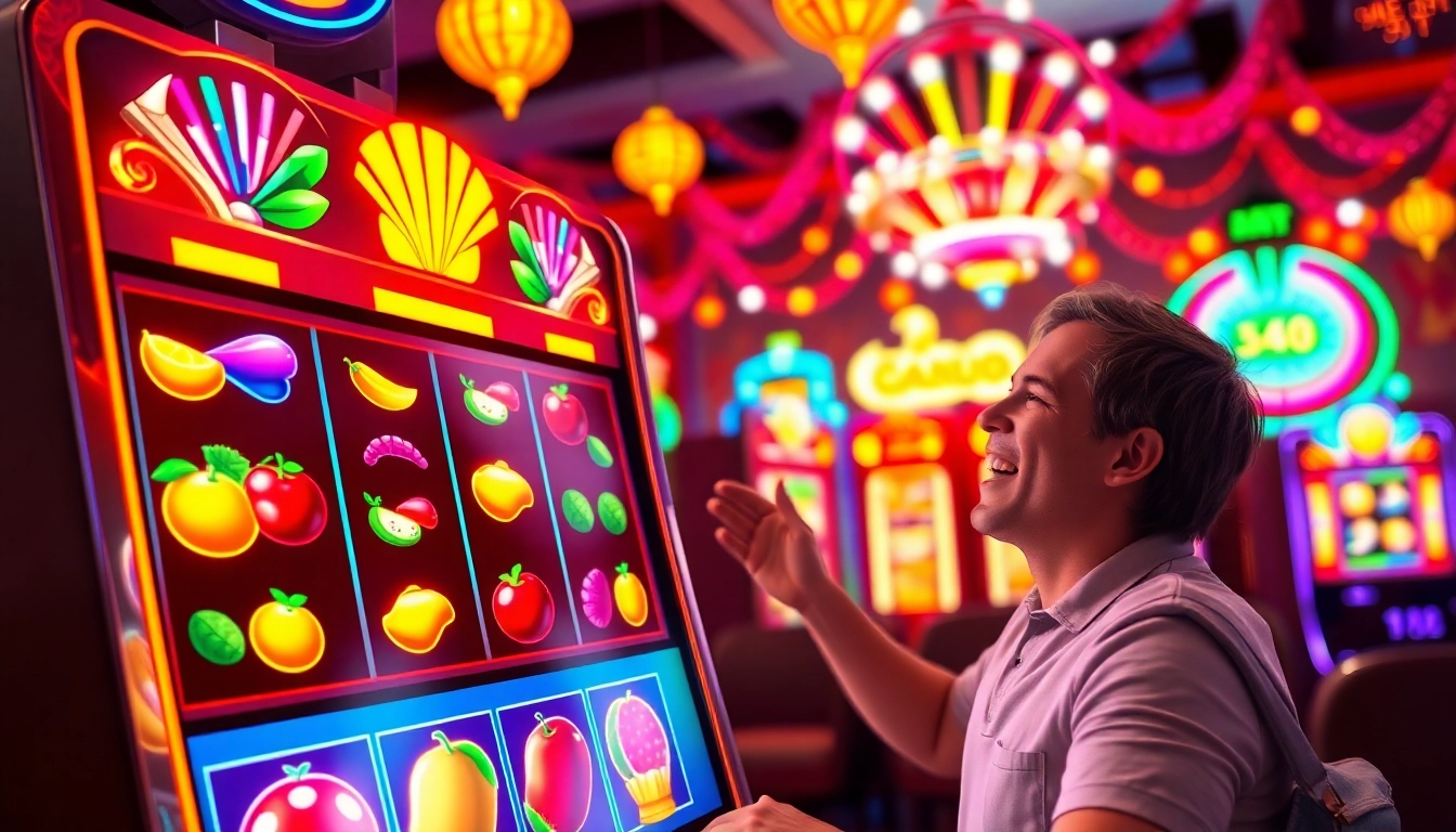 Mengalami keseruan bermain pakde4d slot di kasino online yang meriah dan penuh warna.