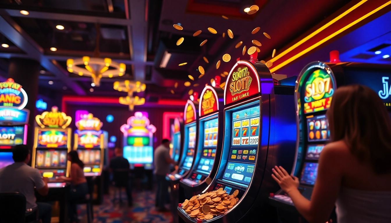 Mainkan Slot77 dengan antusiasme di kasino yang penuh warna dan hidup.