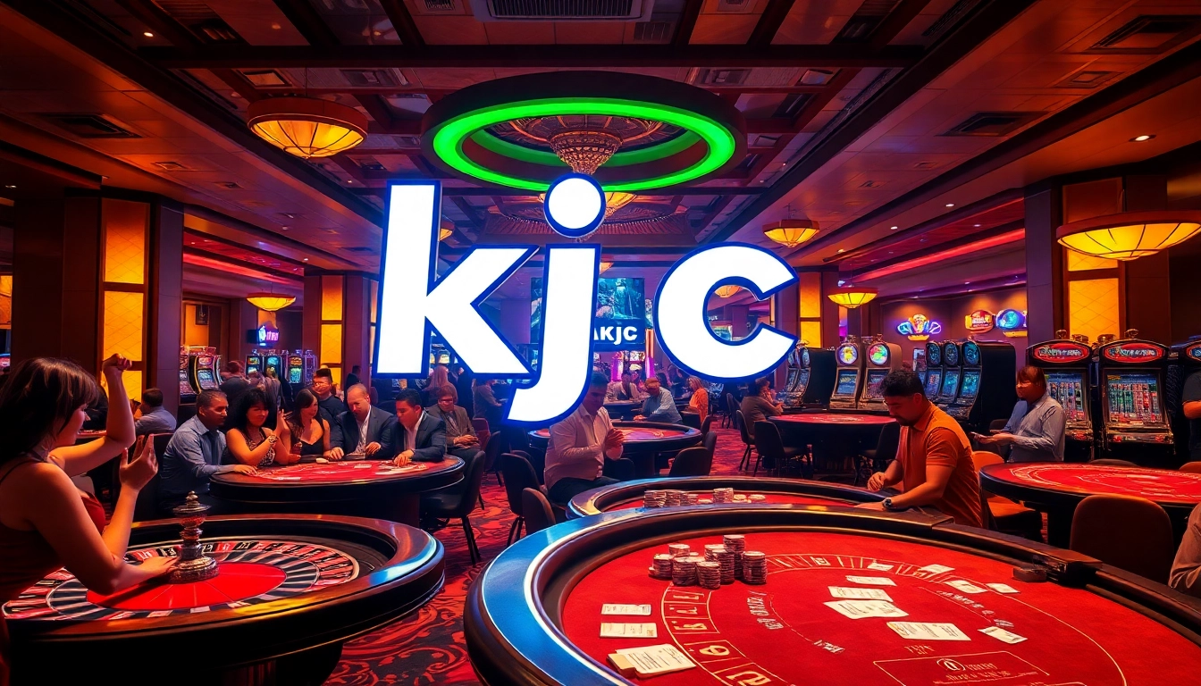 "Experience electrifying wins at KJC Casino with dynamic roulette and poker action."