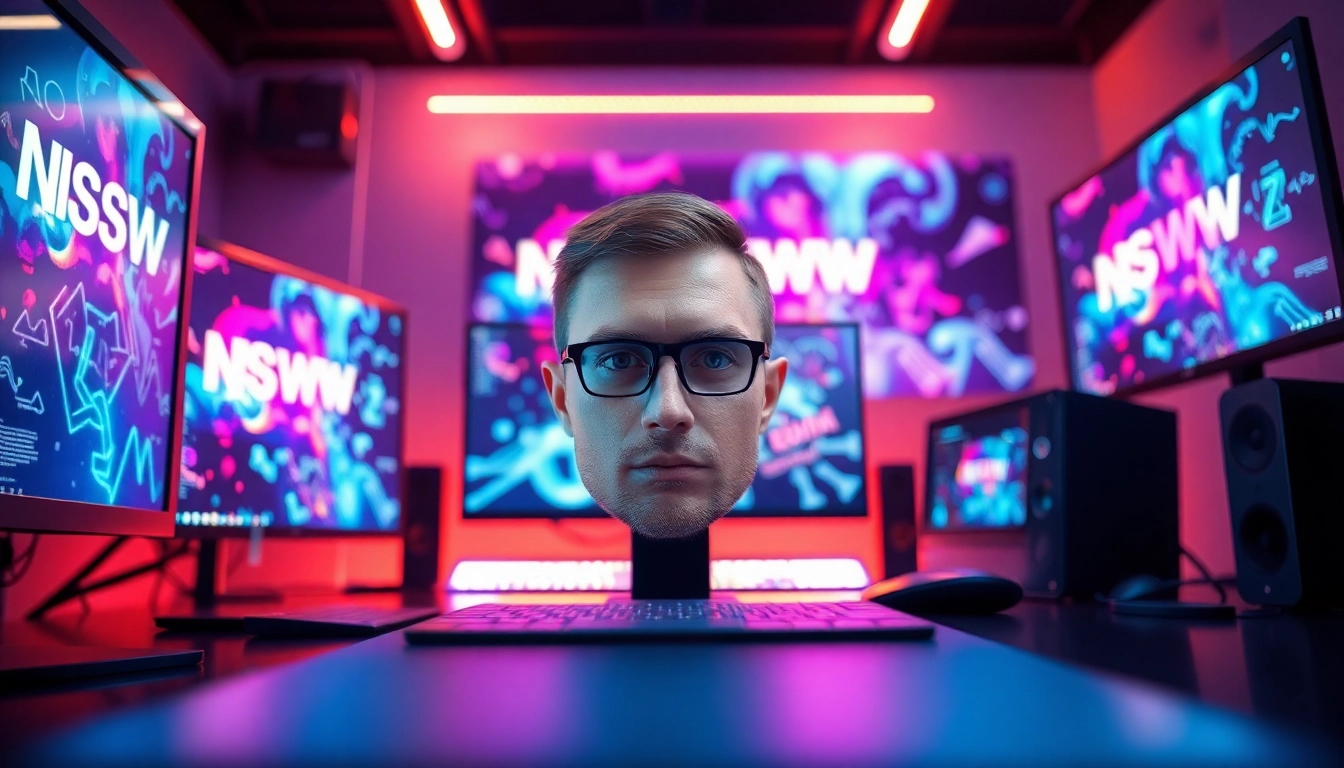 Engaging with NSFW AI image generation in a modern digital workspace.