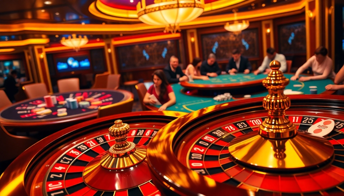 Experience the excitement of gambling with XX88 Boats' luxurious casino settings featuring poker chips and roulette wheels.