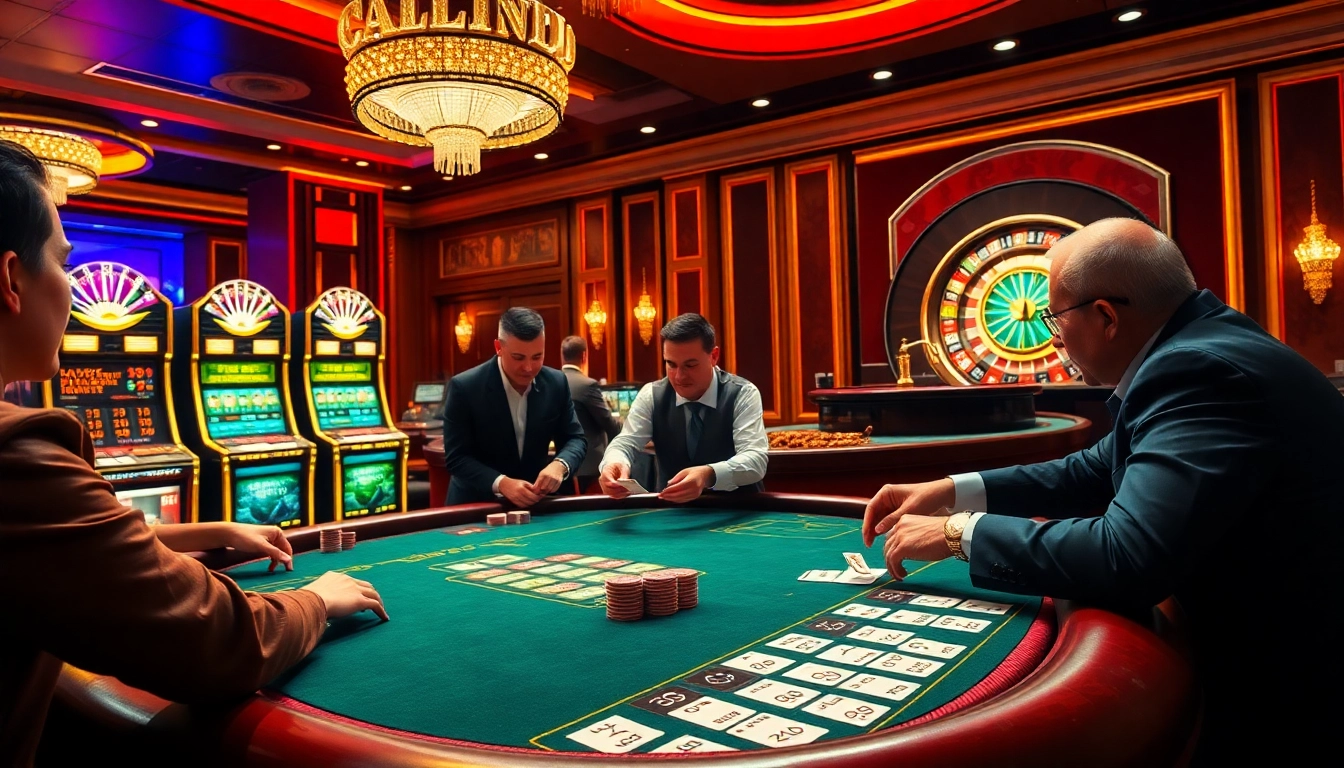 Vivez l'excitation du meilleur casino en ligne avec une partie de poker à enjeux élevés et des machines à sous vibrantes.