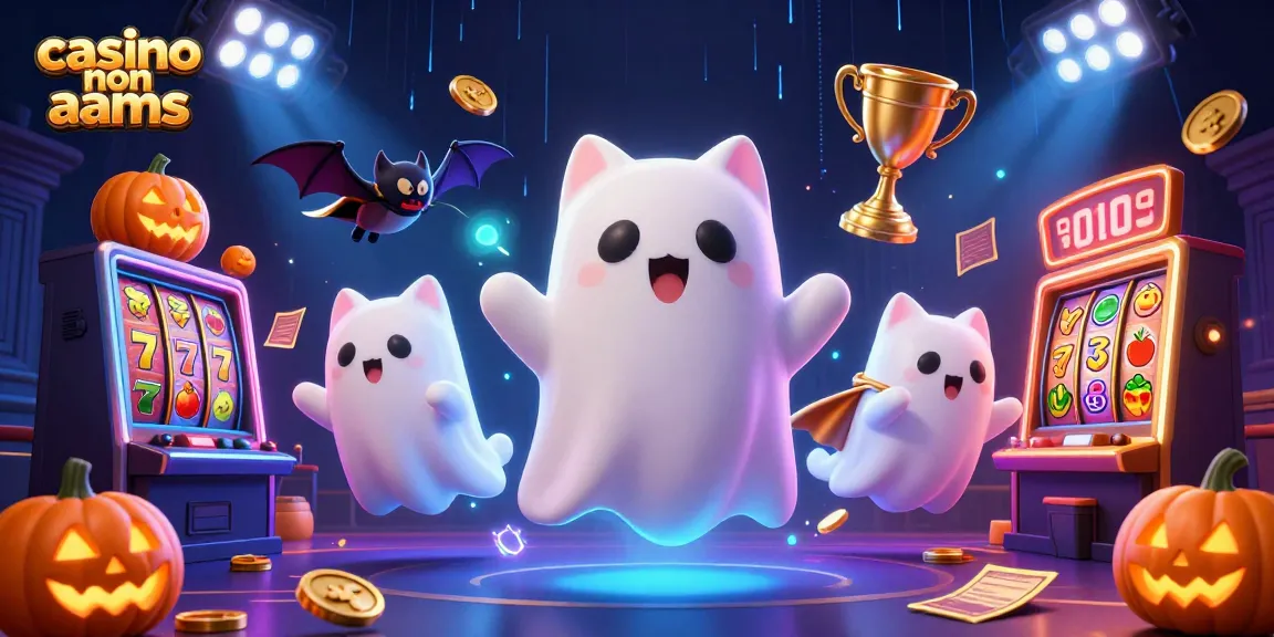 Gioca nei casinò non AAMS con il gatto fantasma in un mondo di slot e giochi scintillanti.