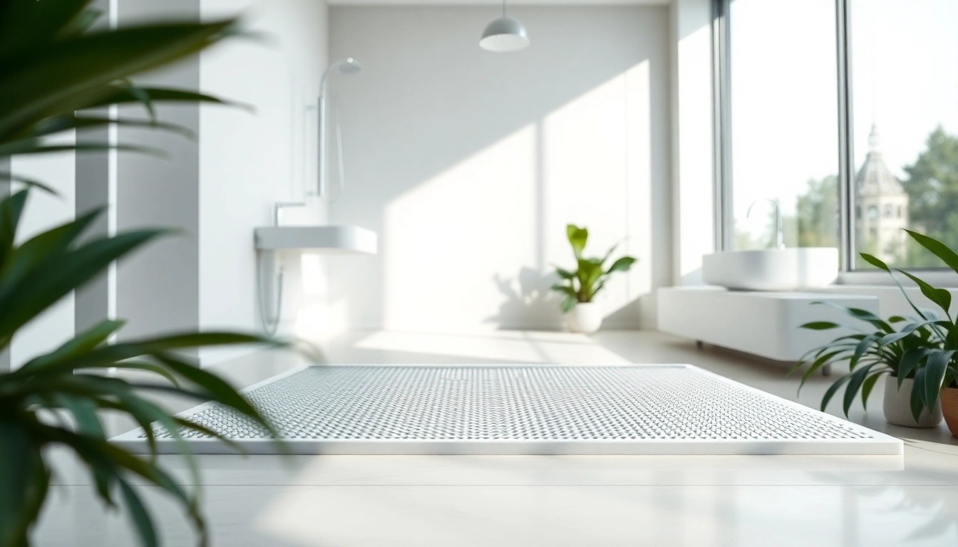 Piatto doccia elegante in un bagno moderno con rifiniture raffinate.