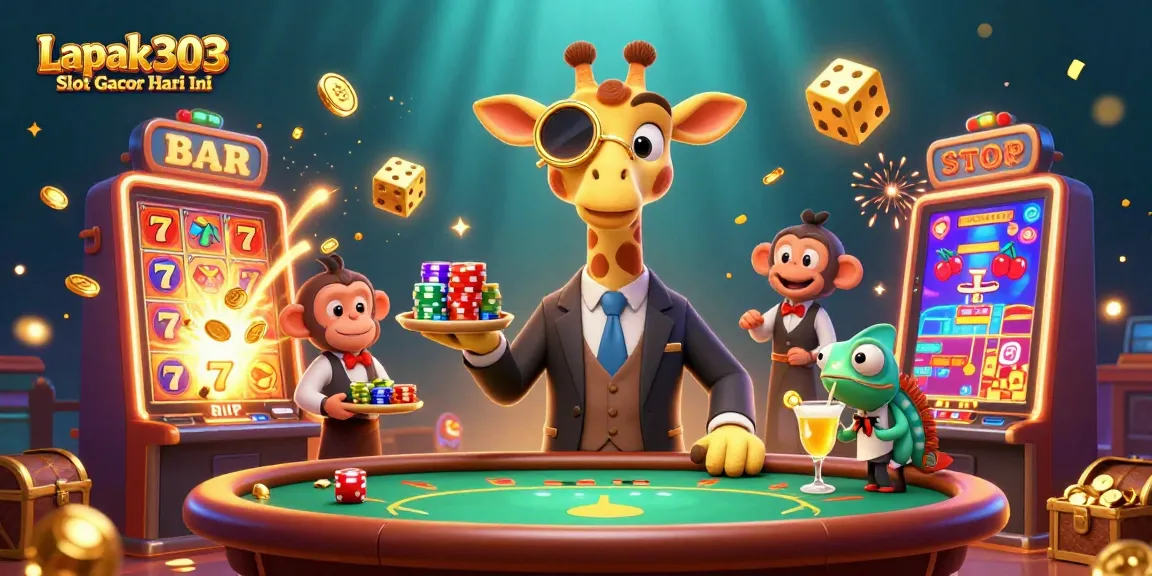 Win big at Lapak303 Slot Gacor Hari Ini with exciting 3D illustrations of casino action