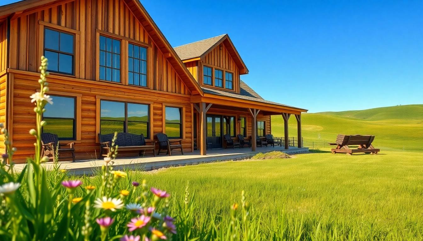 Canton Farmhouse showcasing rustic charm with warm wooden facade and inviting porch.