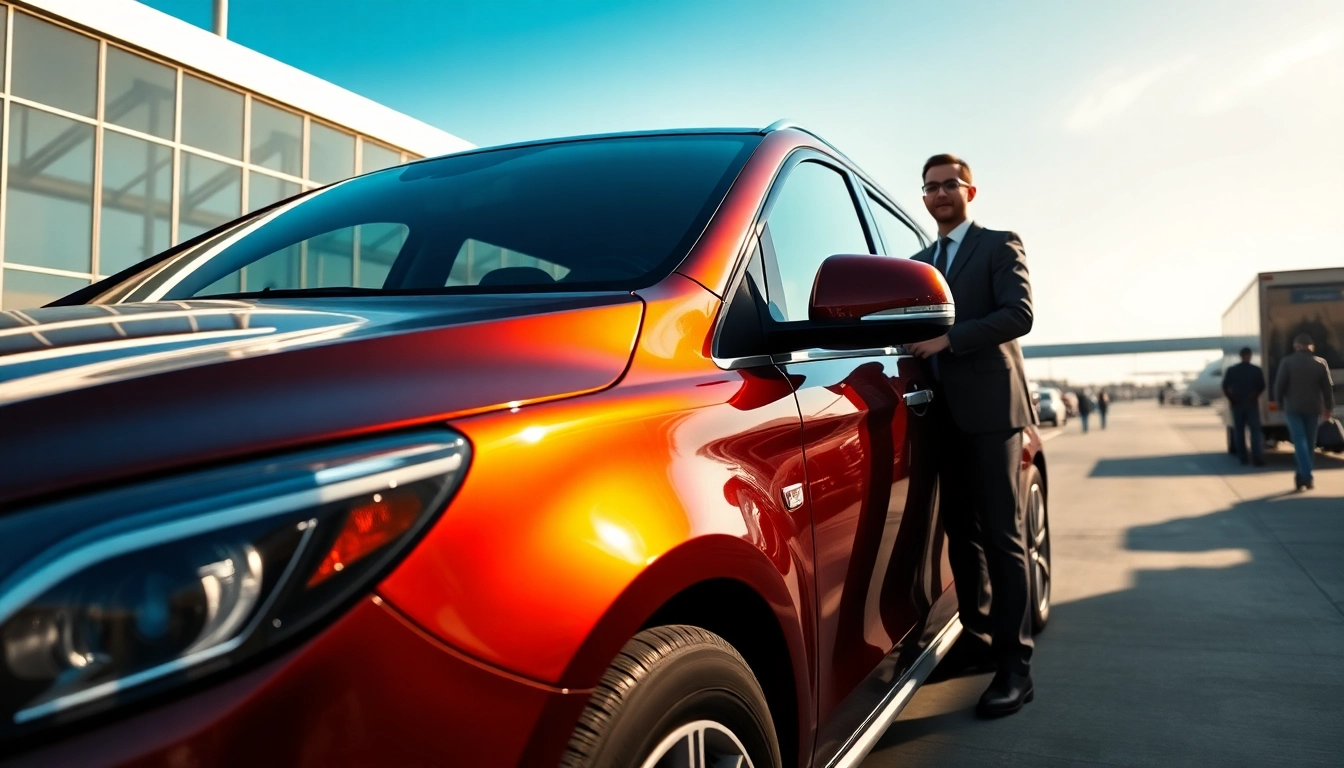 Offering Private Airport Transfers with a professional driver ready to assist guests.