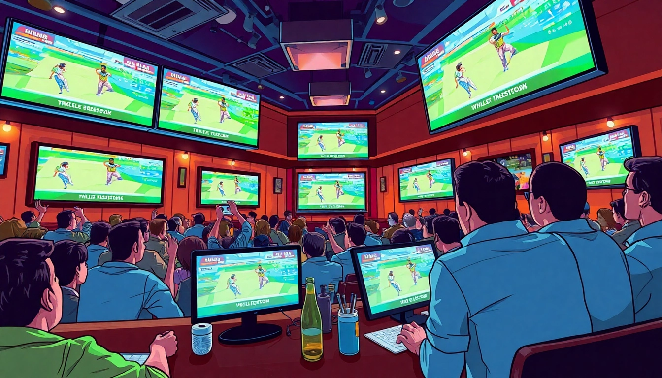 Engaging visuals of ipl betting prediction today insights in a vibrant sports bar atmosphere.