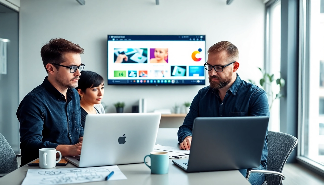 Professionelle Arbeit in einer Wordpress Agentur mit modernen Designs und kreativer Zusammenarbeit.