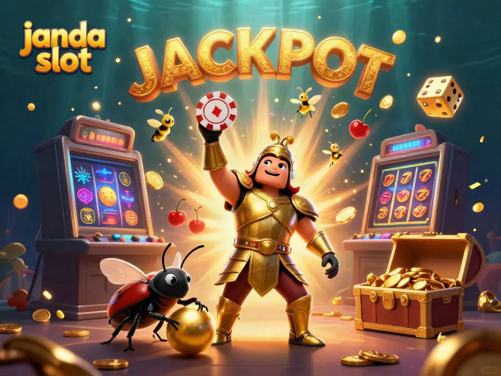 Menangkan janda slot dengan ilustrasi 3D kartun menarik yang memancarkan keceriaan kasino.