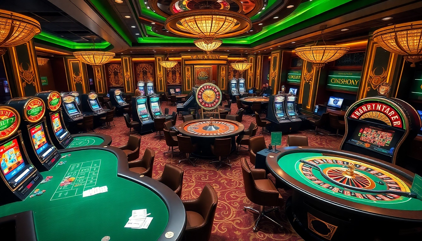 Experience the thrilling atmosphere of 12bet with vibrant casino tables and exciting gambling action.