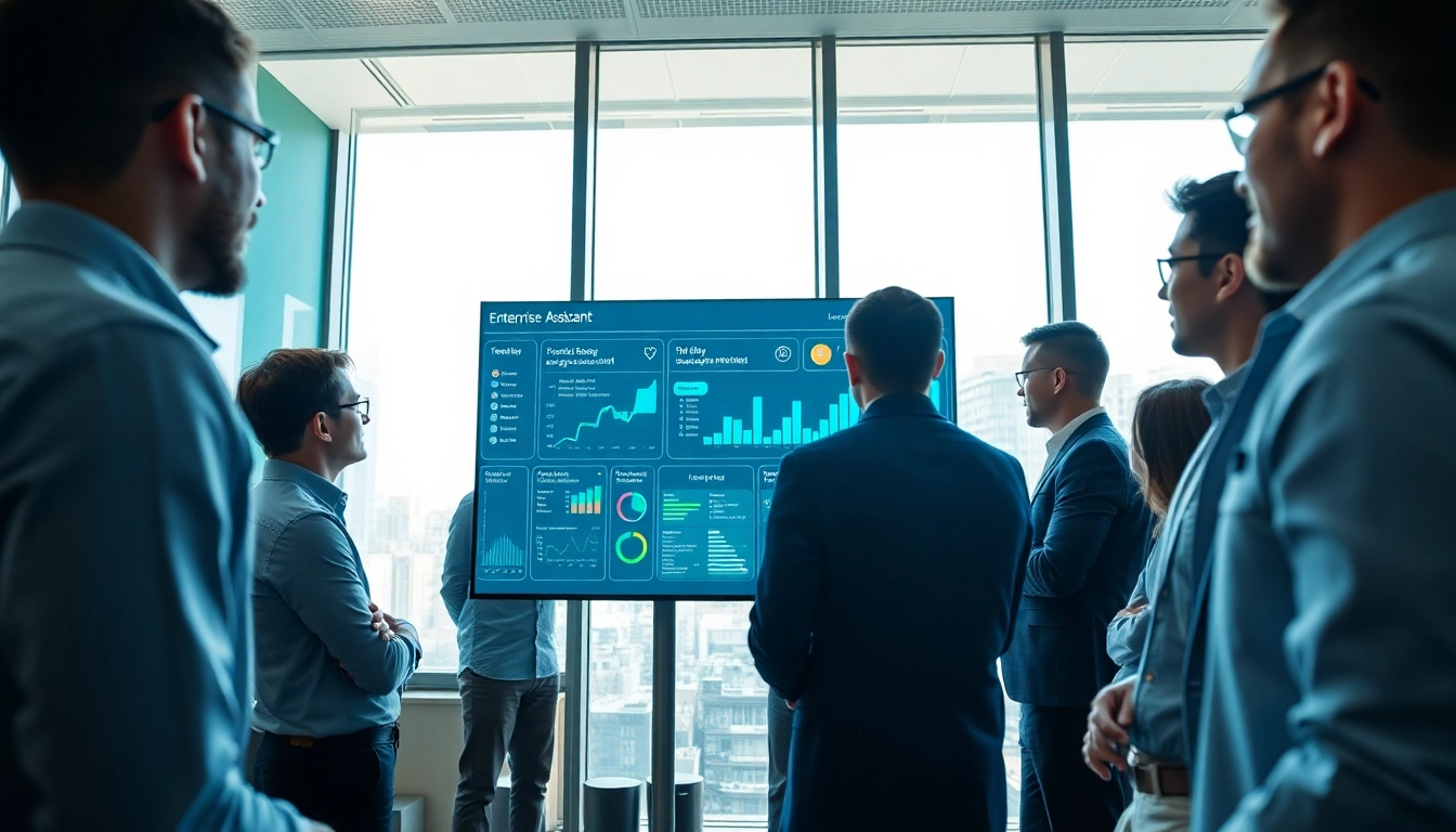 Utilizing enterprise assistant software in a collaborative workspace to enhance productivity.