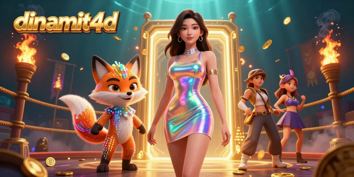 Experience the thrill of dinamit4d's colorful casino adventure, featuring engaging characters and dynamic gaming elements.