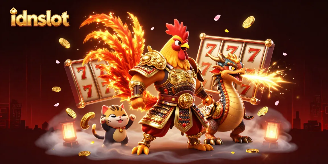 Engage with the thrilling idnslot experience featuring animated characters and dynamic game elements.