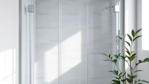Install a stylish paroi de douche in a modern bathroom with sleek glass panels.