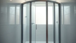 Entdecken Sie die elegante sonni Duschkabine mit stilvollem Design und Glasverkleidung.