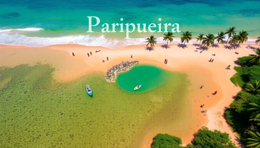 Onde fica Paripueira? Vista aérea das belas praias e piscinas naturais de Paripueira.