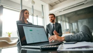 신용카드 현금화를 위한 금융 전문가의 조언을 제공하는 장면