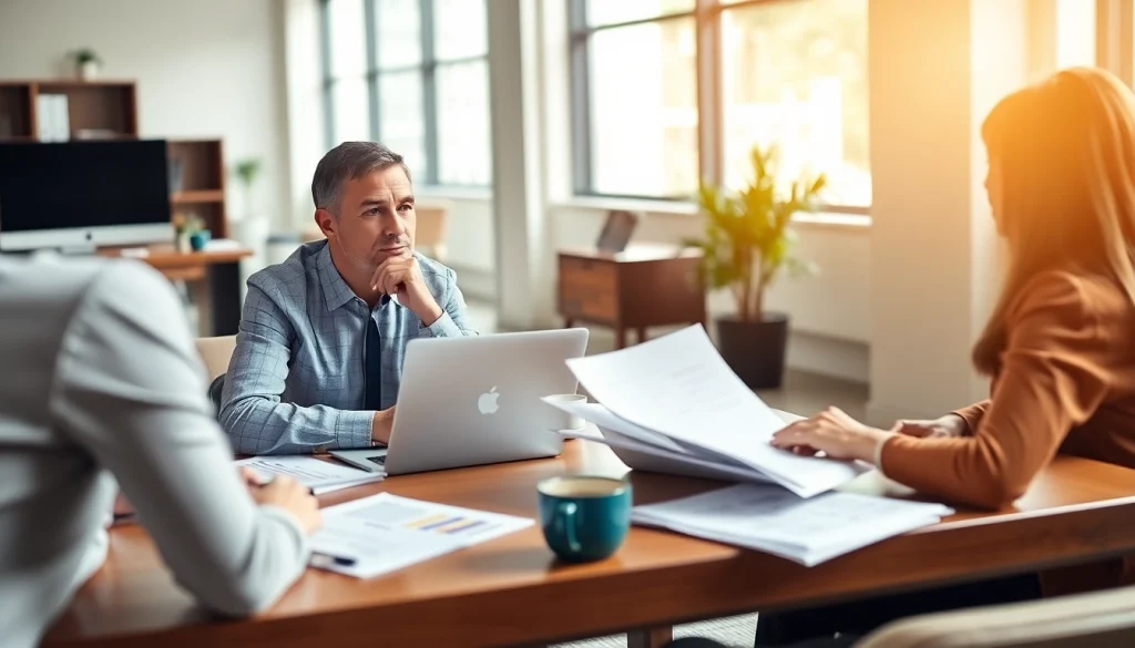 카드 현금화 정보를 상담하는 전문가와 고객의 대화 장면