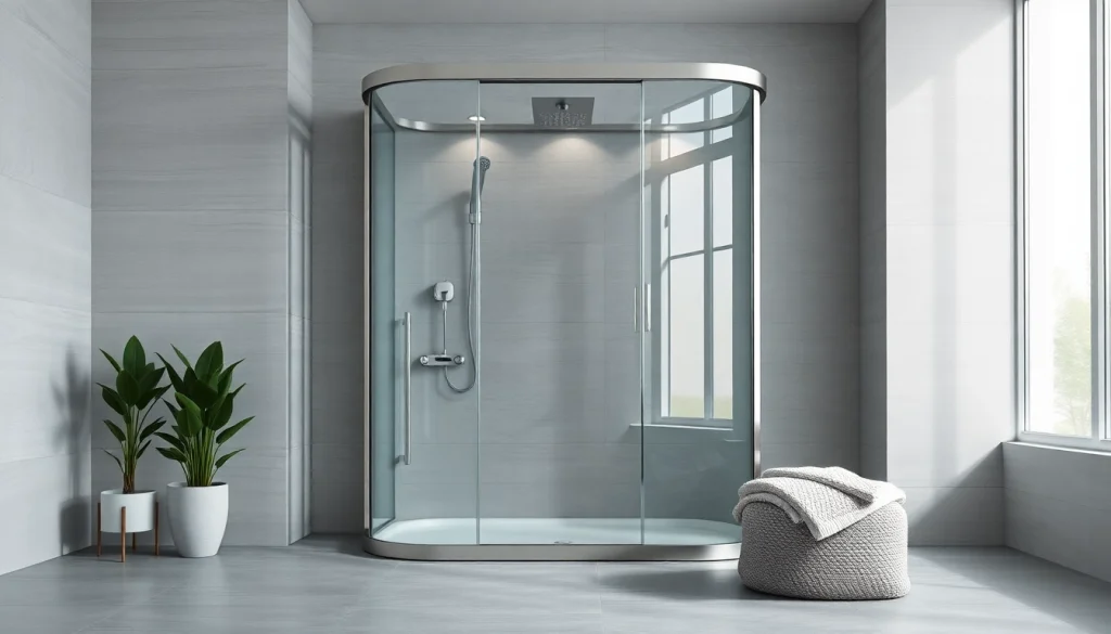 Gestalten Sie Ihr Badezimmer mit sonni Duschkabine in eleganter, moderner Form.