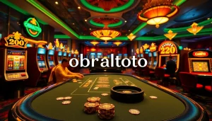 Engage with obraltoto's premium casino experience featuring vibrant poker games and exciting slot machines.