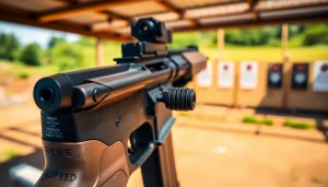 Utilizing the forced reset trigger AR 15 for enhanced shooting performance at a range.