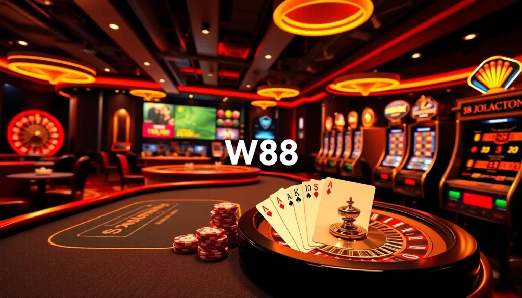 Người chơi tại bàn roulette ăn mừng sau lượt quay thắng tại casino trực tuyến W88