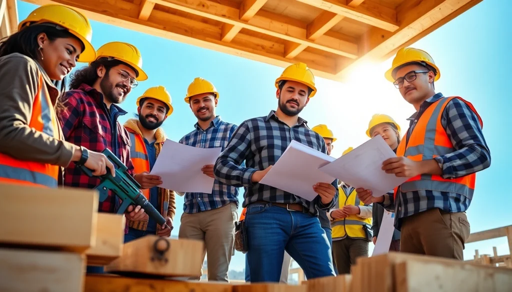 Students learning at construction trade schools in texas actively participate in hands-on training.