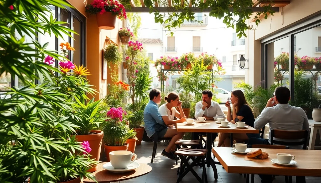 Relájate en el Cannabis Coffee Shop lloret de mar mientras disfrutas de café y buena compañía.