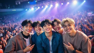 BTS news highlights a vibrant concert with energetic fans and stunning performances.