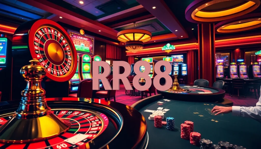Experience the thrill of RR88 with live casino tables and exciting betting games.