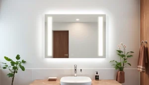Transform your bathroom with a stylish mirror with Lights, enhancing reflection and elegance.