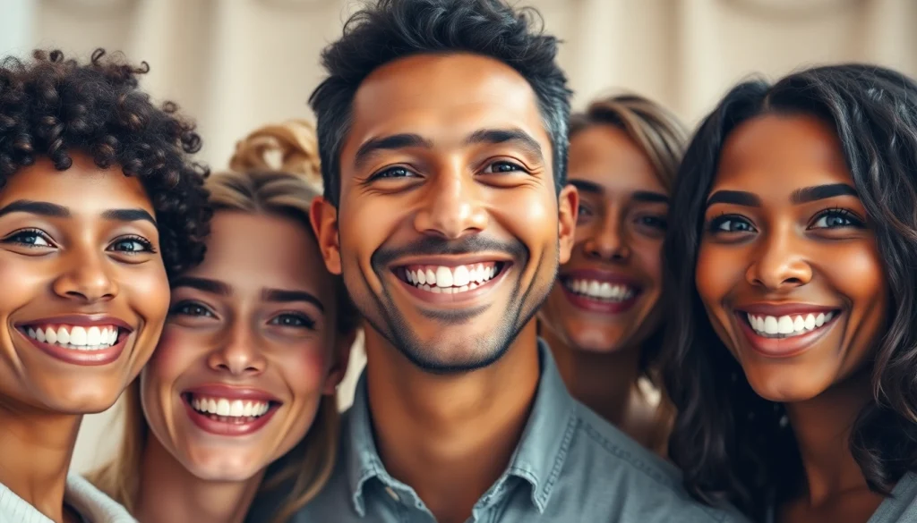 歯並び 悪い examples: Diverse individuals showcasing various dental alignments with smiles.