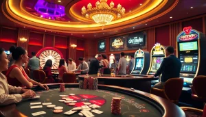 Rasakan sensasi berjudi dengan Datukwin di kasino elegan yang menampilkan poker dan roulette.