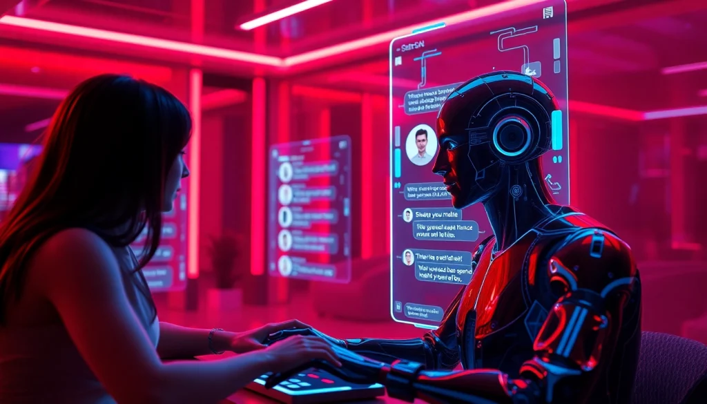 Engaging NSFW AI chat interface showing immersive interactions with digital characters