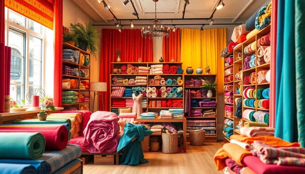 Stoffen webshop Nederland met een breed assortiment van kleurrijke stoffen en materialen.