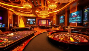 Experience the thrill of betting at SHBET’s luxurious casino with vibrant tables and immersive games.