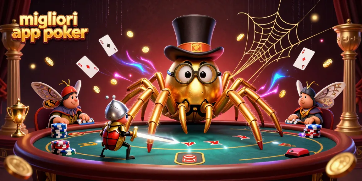 Migliori app poker: giocare a poker online con tarantola d'oro e cavaliere.
